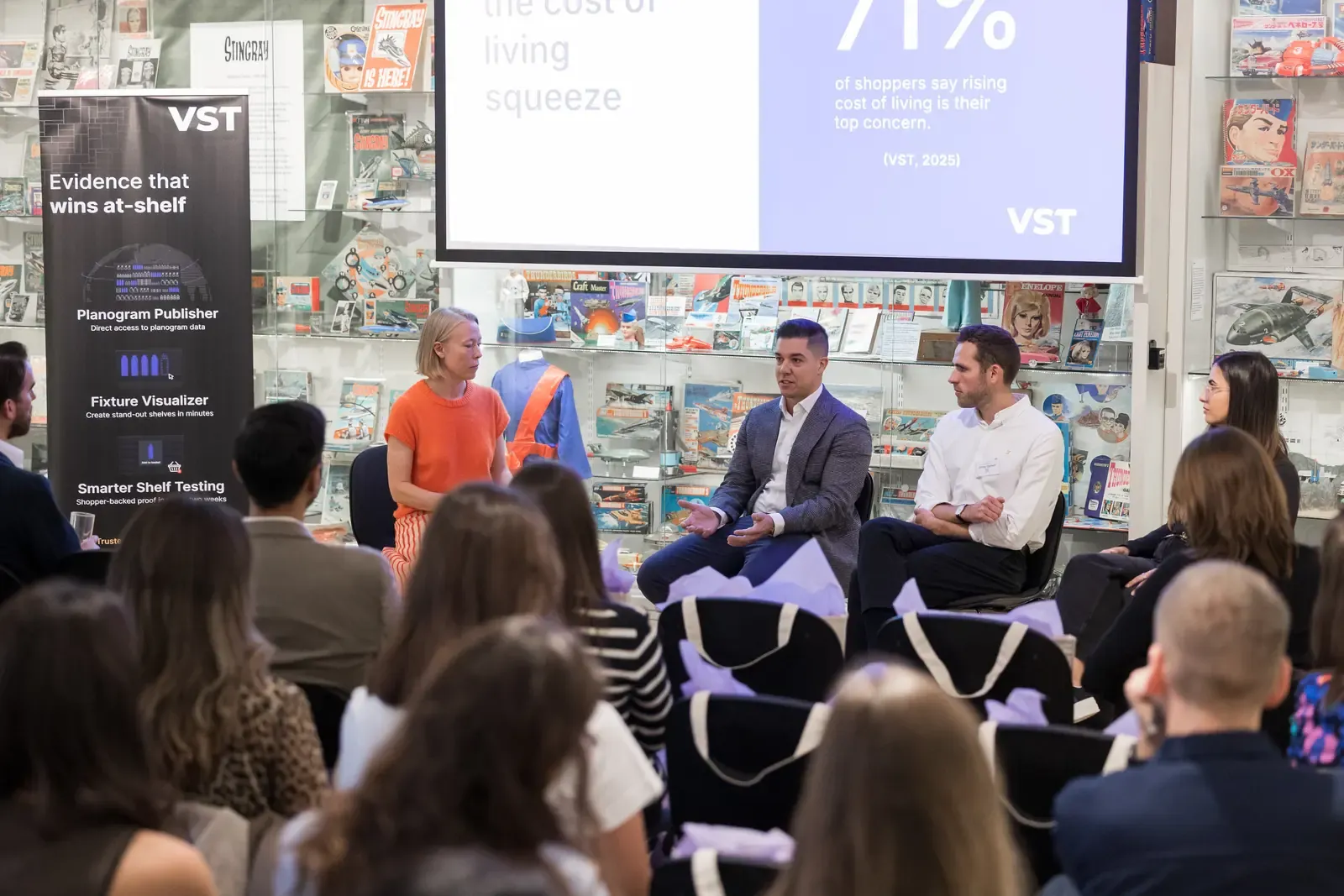 Panellists in conversation at What’s In-Store 2025